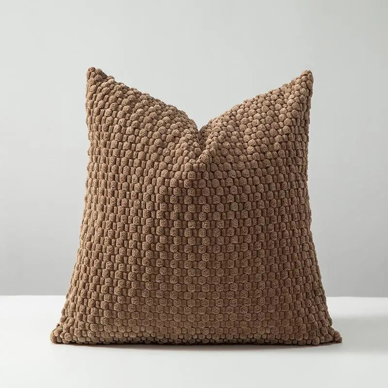 Soft Velvet Double-Sided Design Sofa Cushion Cover, Office Backrest Cushion Cover, Bedside Cushion Cover, Durable