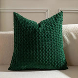 Soft Velvet Double-Sided Design Sofa Cushion Cover, Office Backrest Cushion Cover, Bedside Cushion Cover, Durable