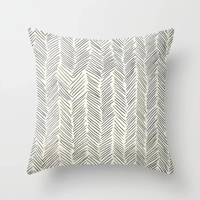 45X45CM Geometric Abstract Janet Office Cushion Pillow Case Car Cover Waist