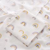 100X100Cm Baby Receive Blanket for Newborn Cotton Muslin Swaddle Blanket Bedding Infant Bath Towel Baby Items Mother Kids