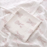 100X100Cm Baby Receive Blanket for Newborn Cotton Muslin Swaddle Blanket Bedding Infant Bath Towel Baby Items Mother Kids