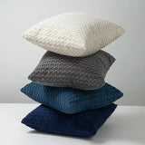 Soft Velvet Double-Sided Design Sofa Cushion Cover, Office Backrest Cushion Cover, Bedside Cushion Cover, Durable