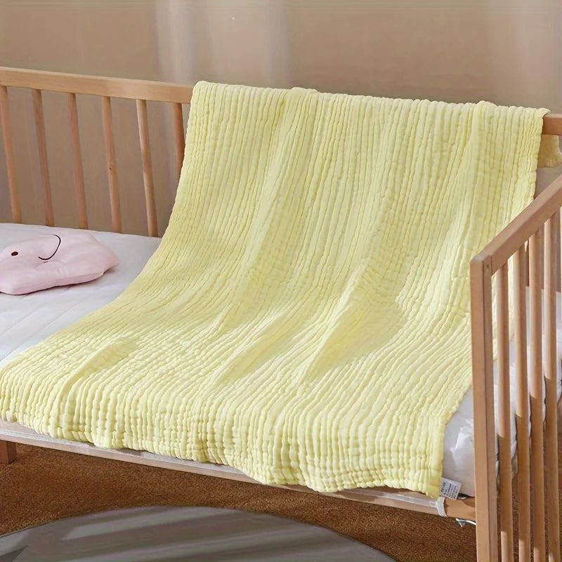 6 Layers Cotton Muslin Blankets Lightweight Cotton Throw Cooling Soft Throw Blanket for Year-Round Comfort Breathable Bedspread