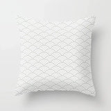 45X45CM Geometric Abstract Janet Office Cushion Pillow Case Car Cover Waist