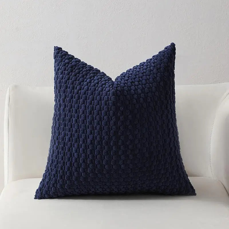 Soft Velvet Double-Sided Design Sofa Cushion Cover, Office Backrest Cushion Cover, Bedside Cushion Cover, Durable