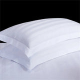 1Pc 100% Cotton Pillow Case Classice White Stripe Pillow Cover Home Bedroom Hotel Bedding Pillowcase Pillow Sham