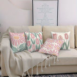 Home Decor Floral Pattern Throw Pillow Covers for Home Pattern Cushion Cover Suitable for Sofa Bedroom Car Pillow Cover