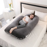 G Shaped Pregnancy Pillow Waist Support for Pregnant Women Maternity Breastfeeding Cushion Cotton 3KG Body Pillow