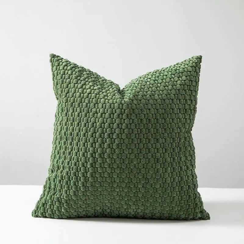 Soft Velvet Double-Sided Design Sofa Cushion Cover, Office Backrest Cushion Cover, Bedside Cushion Cover, Durable