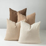 Soft Velvet Double-Sided Design Sofa Cushion Cover, Office Backrest Cushion Cover, Bedside Cushion Cover, Durable