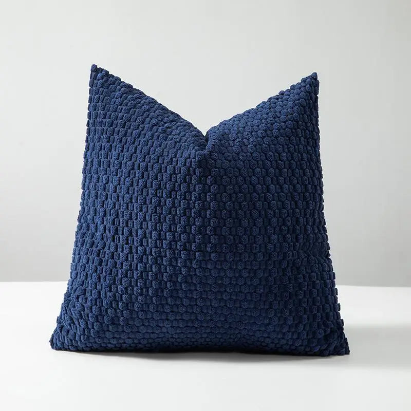 Soft Velvet Double-Sided Design Sofa Cushion Cover, Office Backrest Cushion Cover, Bedside Cushion Cover, Durable