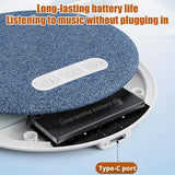 Bedroom Pillow Speaker Bluetooth 5.4 under Pillow Sound Machine with White Noise 30 60 90 Min Timers Hifi Stereo Sound