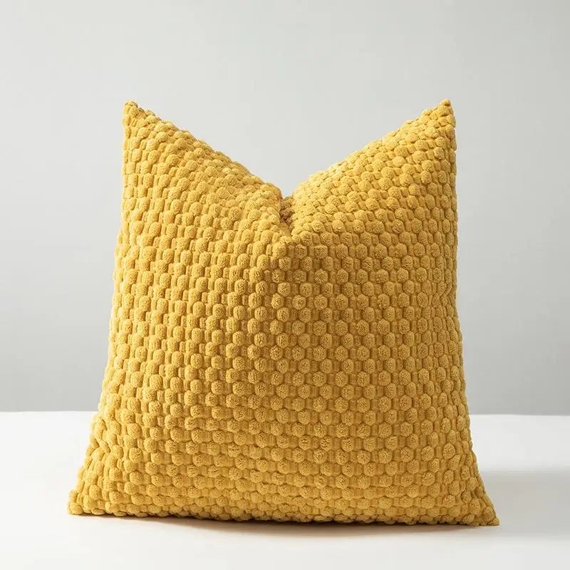 Soft Velvet Double-Sided Design Sofa Cushion Cover, Office Backrest Cushion Cover, Bedside Cushion Cover, Durable