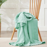 6 Layers Cotton Muslin Blankets Lightweight Cotton Throw Cooling Soft Throw Blanket for Year-Round Comfort Breathable Bedspread