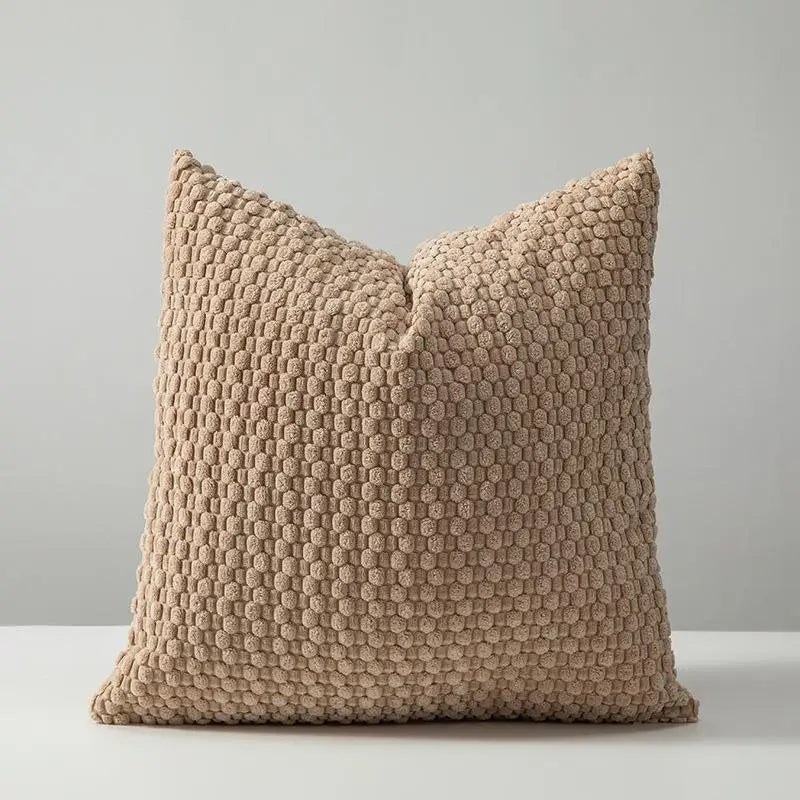 Soft Velvet Double-Sided Design Sofa Cushion Cover, Office Backrest Cushion Cover, Bedside Cushion Cover, Durable