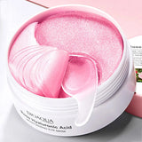 60Pcs  Rose Hyaluronic Acid Eye Mask anti Dark Circles Eye Bags Moisturizing Anti-Aging Eye Patches Skin Care Products