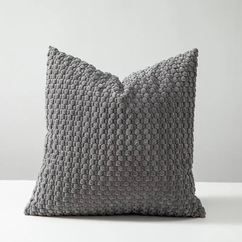 Soft Velvet Double-Sided Design Sofa Cushion Cover, Office Backrest Cushion Cover, Bedside Cushion Cover, Durable