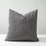 Soft Velvet Double-Sided Design Sofa Cushion Cover, Office Backrest Cushion Cover, Bedside Cushion Cover, Durable