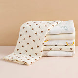 100X100Cm Baby Receive Blanket for Newborn Cotton Muslin Swaddle Blanket Bedding Infant Bath Towel Baby Items Mother Kids