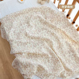 100X100Cm Baby Receive Blanket for Newborn Cotton Muslin Swaddle Blanket Bedding Infant Bath Towel Baby Items Mother Kids
