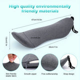 1Pc Orthopedic Memory Foam Lumbar Pillow for Lower Back Relief and Support - Perfect for Side Sleepers, Pregnancy, and Maternity