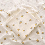 100X100Cm Baby Receive Blanket for Newborn Cotton Muslin Swaddle Blanket Bedding Infant Bath Towel Baby Items Mother Kids