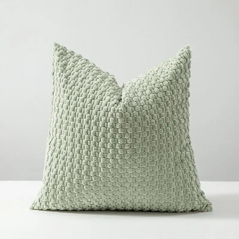 Soft Velvet Double-Sided Design Sofa Cushion Cover, Office Backrest Cushion Cover, Bedside Cushion Cover, Durable