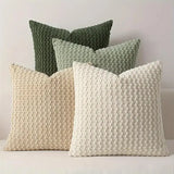 Soft Velvet Double-Sided Design Sofa Cushion Cover, Office Backrest Cushion Cover, Bedside Cushion Cover, Durable