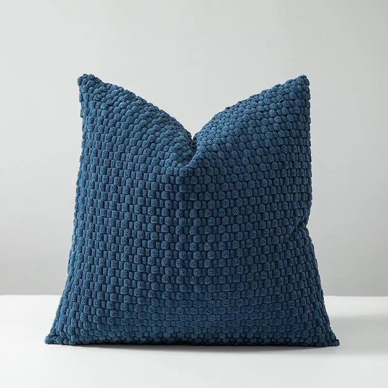 Soft Velvet Double-Sided Design Sofa Cushion Cover, Office Backrest Cushion Cover, Bedside Cushion Cover, Durable