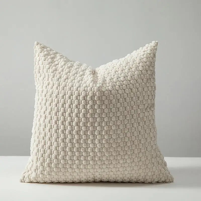 Soft Velvet Double-Sided Design Sofa Cushion Cover, Office Backrest Cushion Cover, Bedside Cushion Cover, Durable