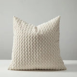 Soft Velvet Double-Sided Design Sofa Cushion Cover, Office Backrest Cushion Cover, Bedside Cushion Cover, Durable