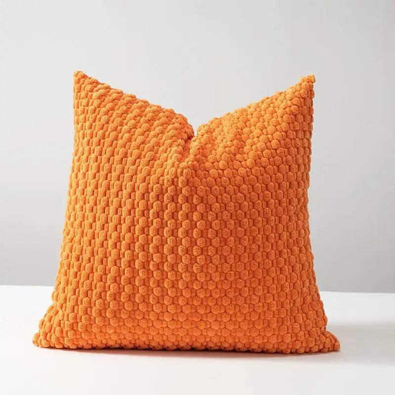 Soft Velvet Double-Sided Design Sofa Cushion Cover, Office Backrest Cushion Cover, Bedside Cushion Cover, Durable